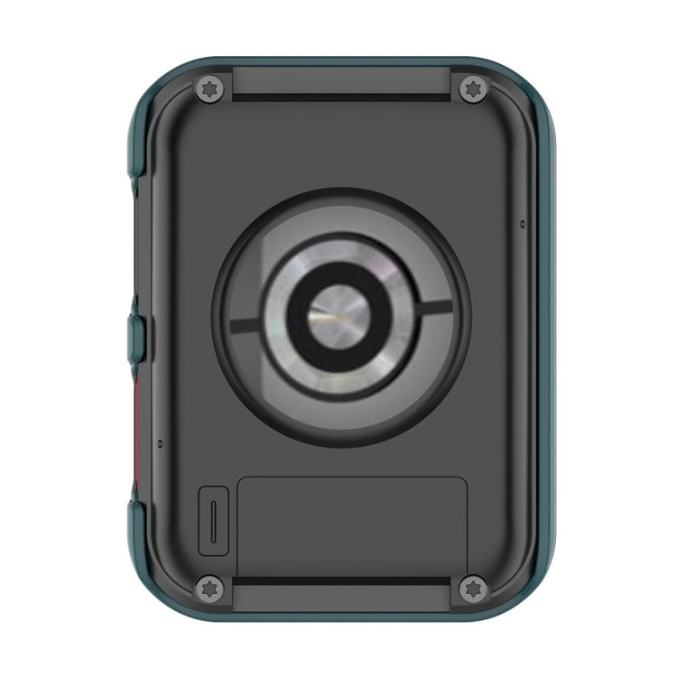 Vildt Fed Huawei Watch D Cover med Skærmbeskytter i Plastik og Hærdet Glas - Grøn#serie_5