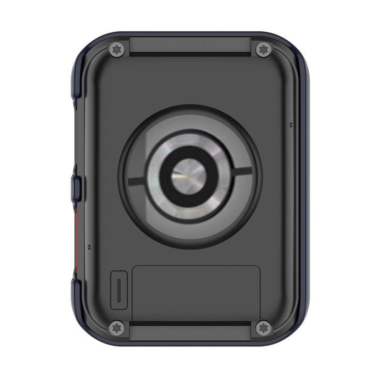 Vildt Fed Huawei Watch D Cover med Skærmbeskytter i Plastik og Hærdet Glas - Blå#serie_6