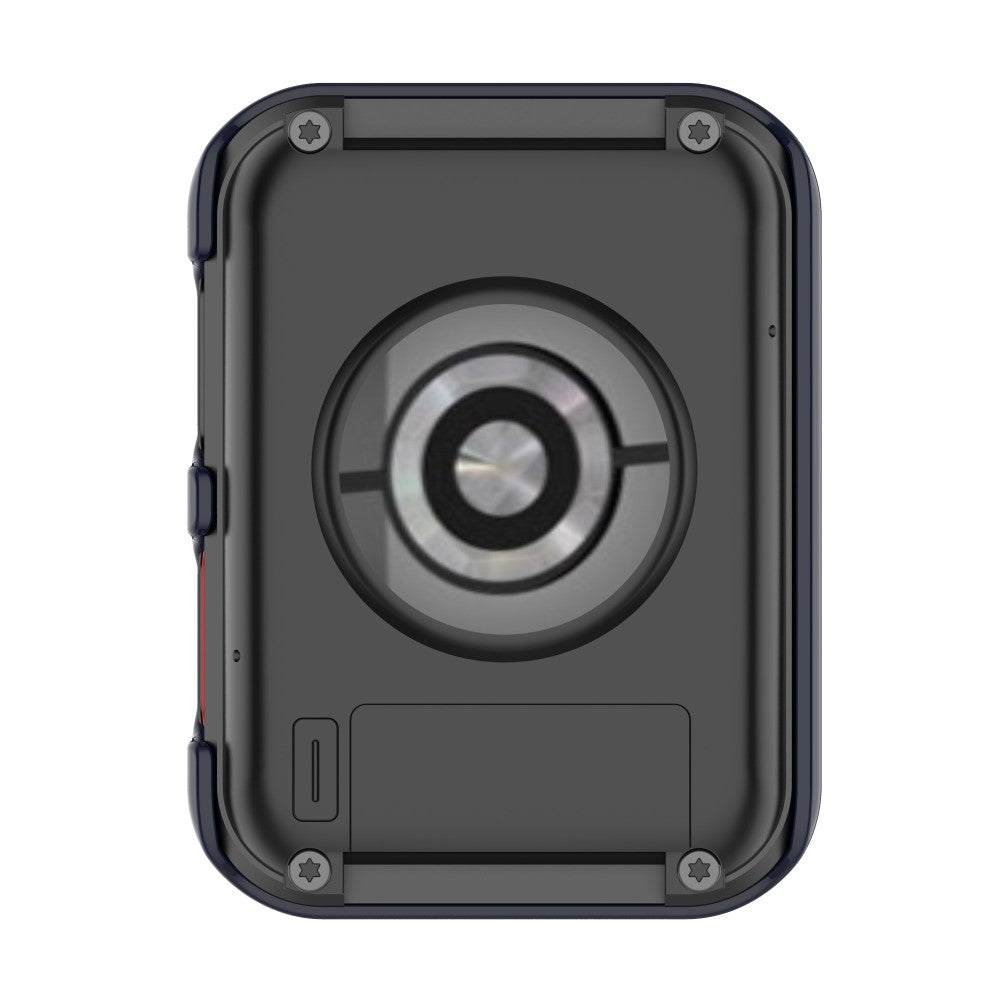 Vildt Fed Huawei Watch D Cover med Skærmbeskytter i Plastik og Hærdet Glas - Blå#serie_6