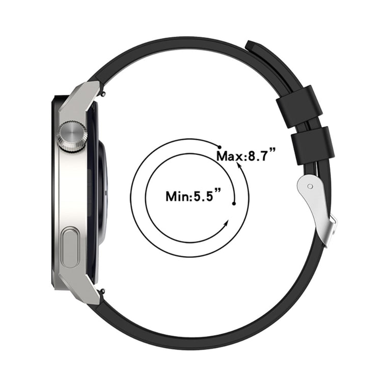 Mega elegant Universal Huawei Silikone Rem - Sort#serie_5