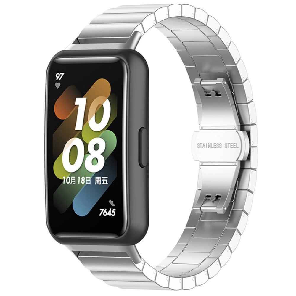 Vildt fed Huawei Band 7 Metal Rem - SΓΈlv#serie_9