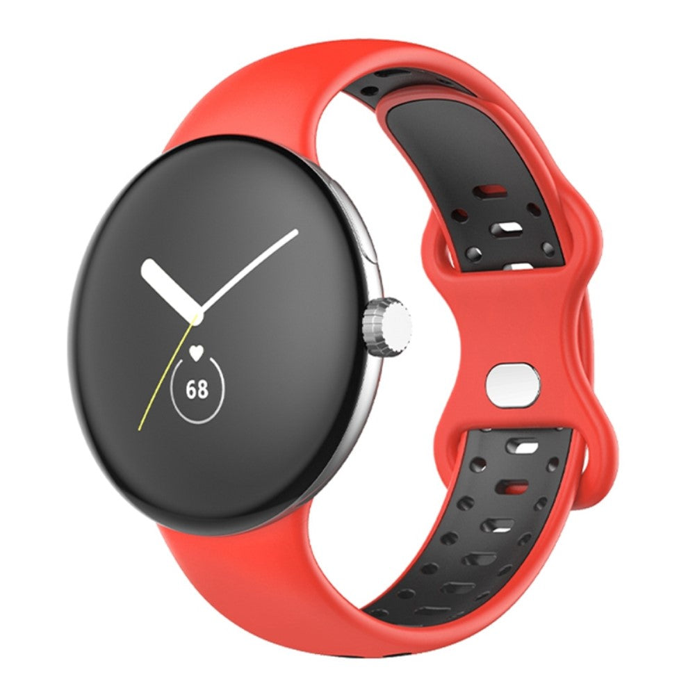 Super cool Google Pixel Watch Silikone Rem - RΓΈd#serie_1