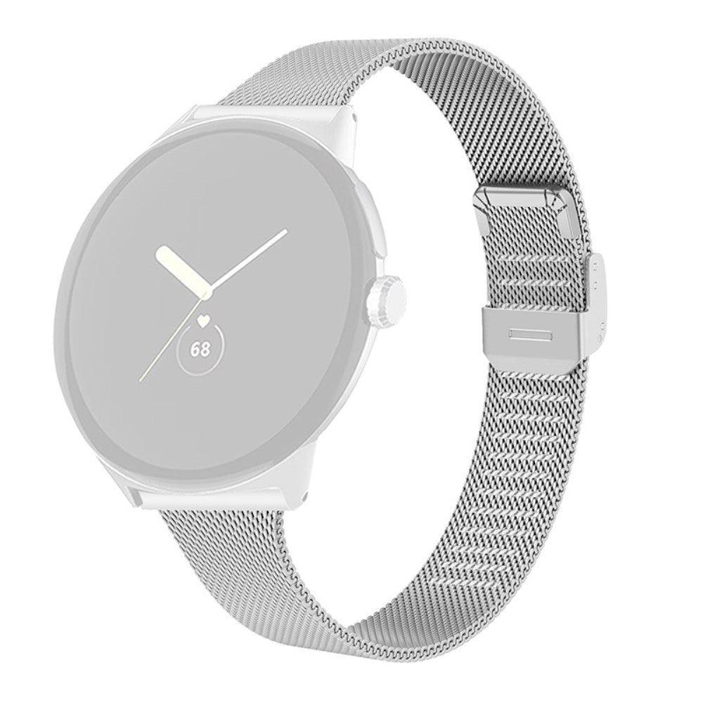 Meget flot Google Pixel Watch Metal Rem - SΓΈlv#serie_057
