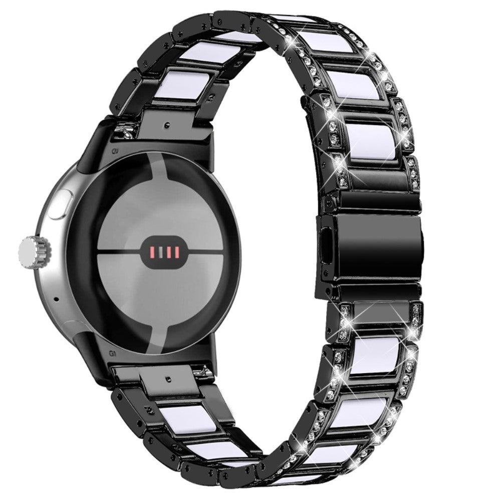 Super kΓΈnt Google Pixel Watch Metal Rem - Sort#serie_1