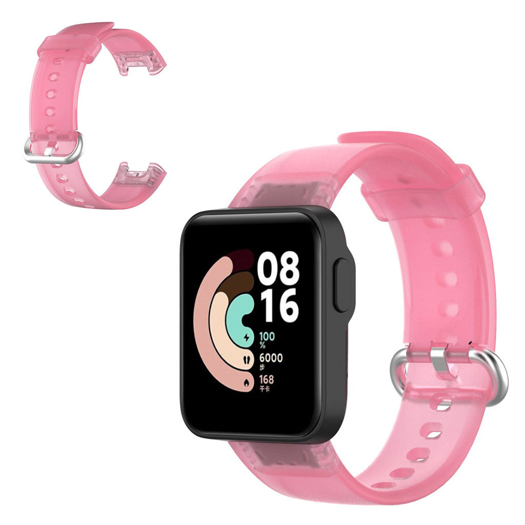KΓΈnt Xiaomi Mi Watch Lite / Xiaomi Redmi Watch Silikone Rem - Pink#serie_3