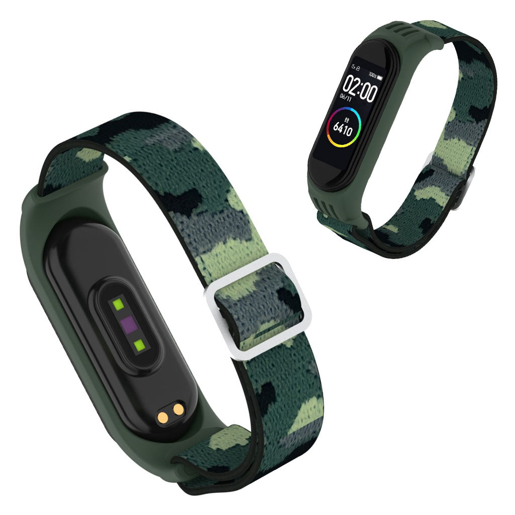 Xiaomi Mi Smart Band 6 / 5 nylon watch band - Camouflage#serie_10