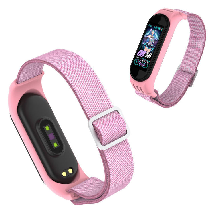 Xiaomi Mi Smart Band 6 / 5 nylon watch band - Pink#serie_13