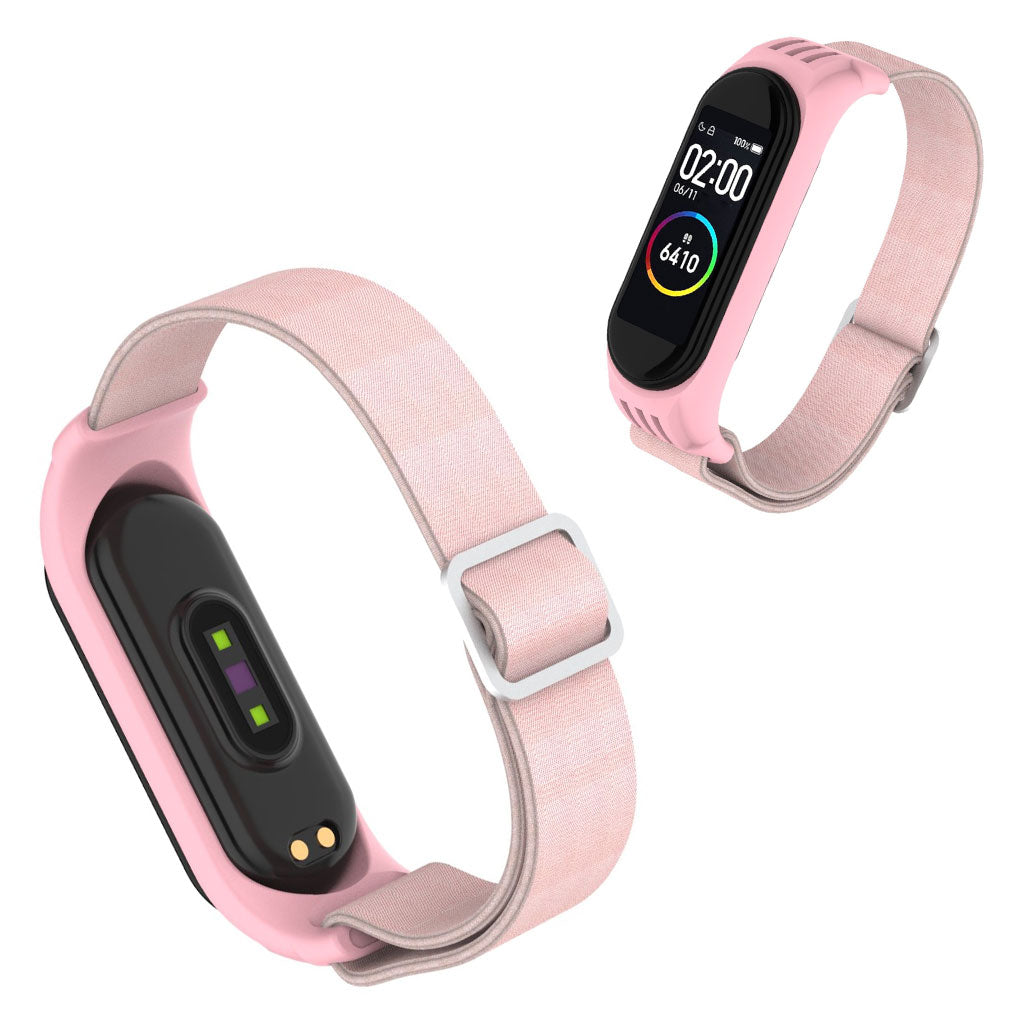 Xiaomi Mi Smart Band 6 / 5 nylon watch band - Light Pink#serie_15