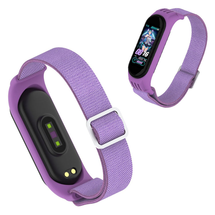 Xiaomi Mi Smart Band 6 / 5 nylon watch band - Purple#serie_16