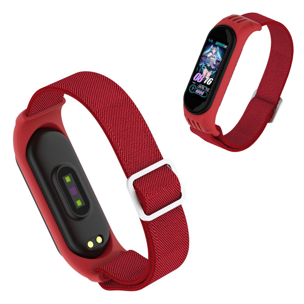 Xiaomi Mi Smart Band 6 / 5 nylon watch band - Red#serie_6