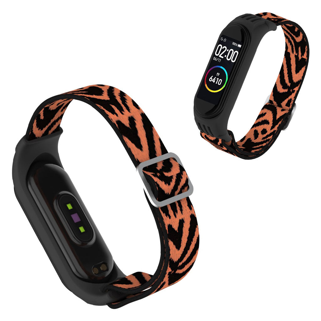 Xiaomi Mi Smart Band 6 / 5 nylon watch band - Leopard Texture#serie_7