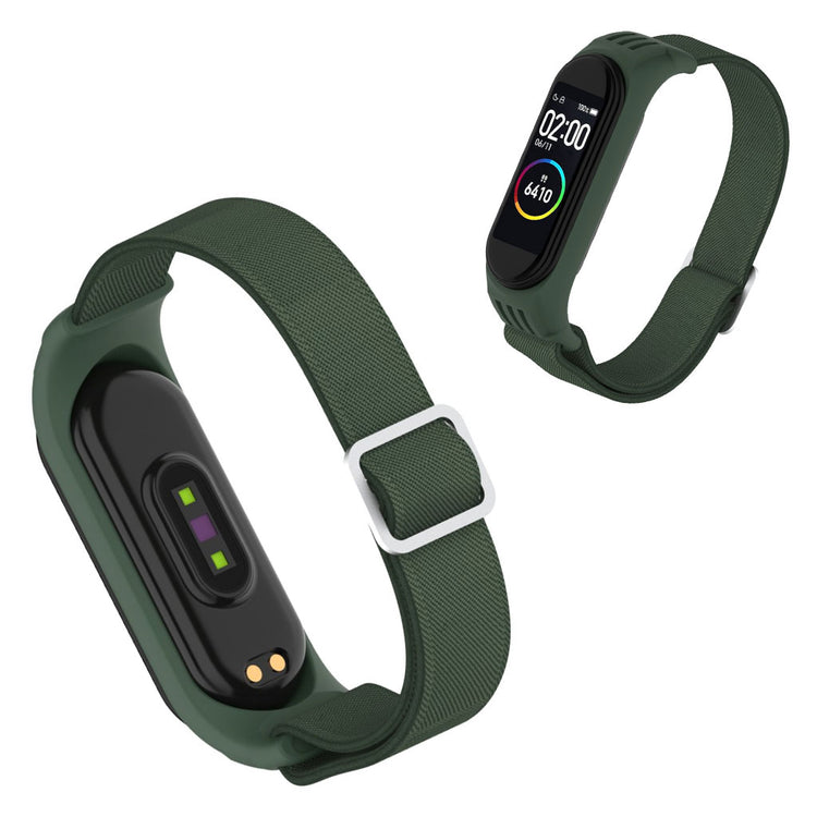 Xiaomi Mi Smart Band 6 / 5 nylon watch band - Army Green#serie_8