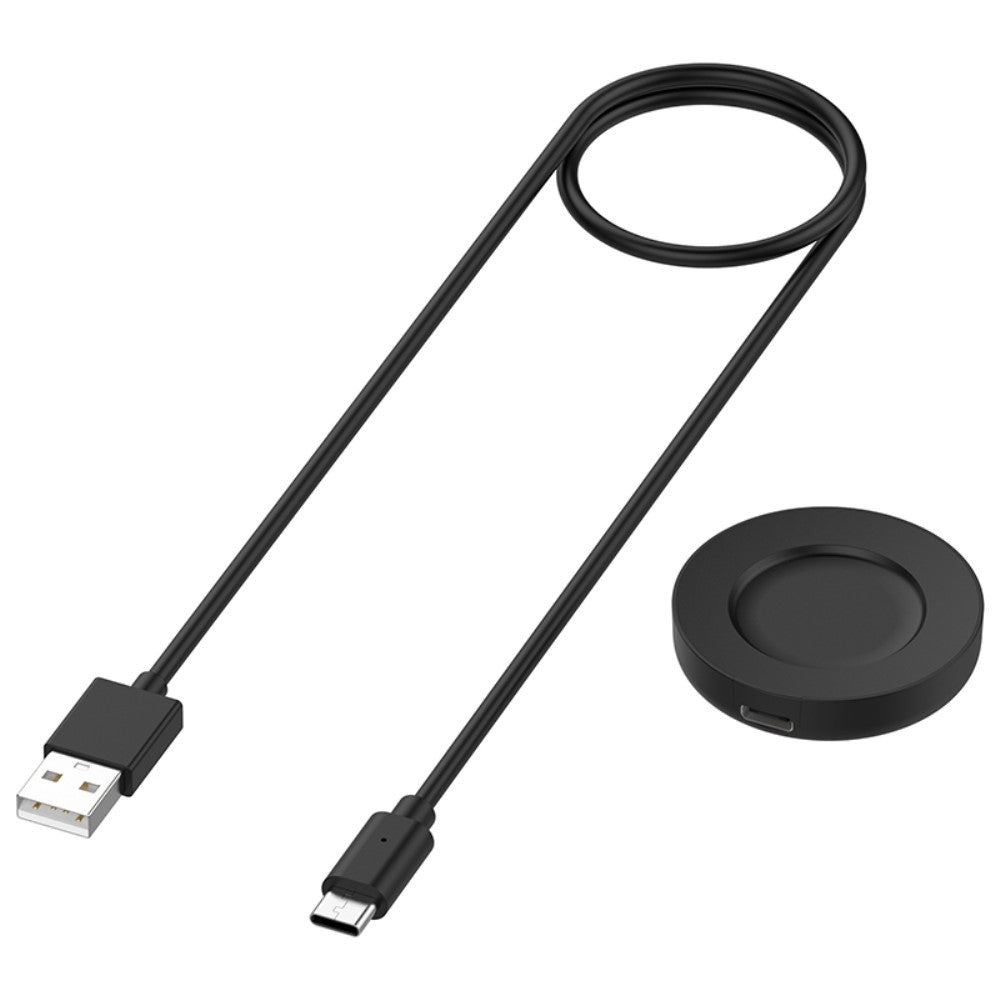 1m Plastik Xiaomi Watch S1 TrΓ₯dlΓΈs Magnetisk Opladningskabel - Sort#serie_2