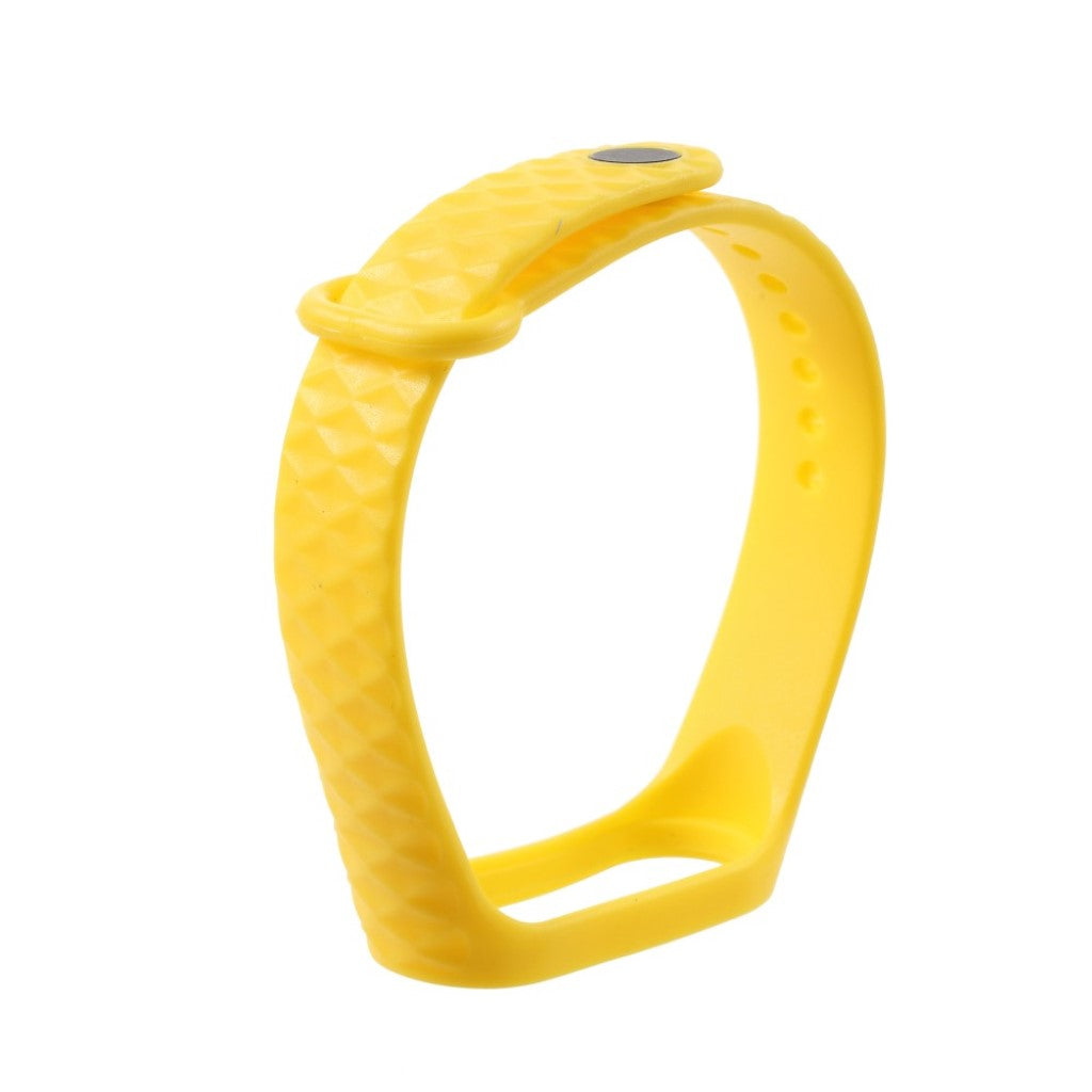 Super fantastisk Xiaomi Mi Band 3 Silikone Rem - Gul#serie_3