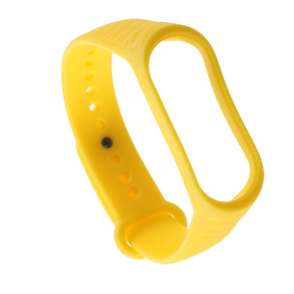 Super fantastisk Xiaomi Mi Band 3 Silikone Rem - Gul#serie_3