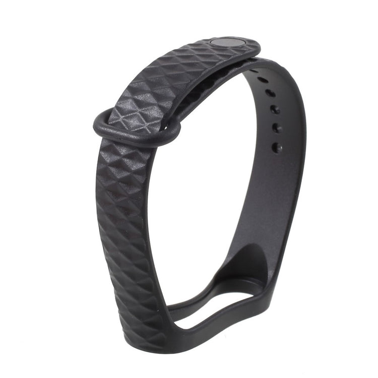 Super fantastisk Xiaomi Mi Band 3 Silikone Rem - Sort#serie_4