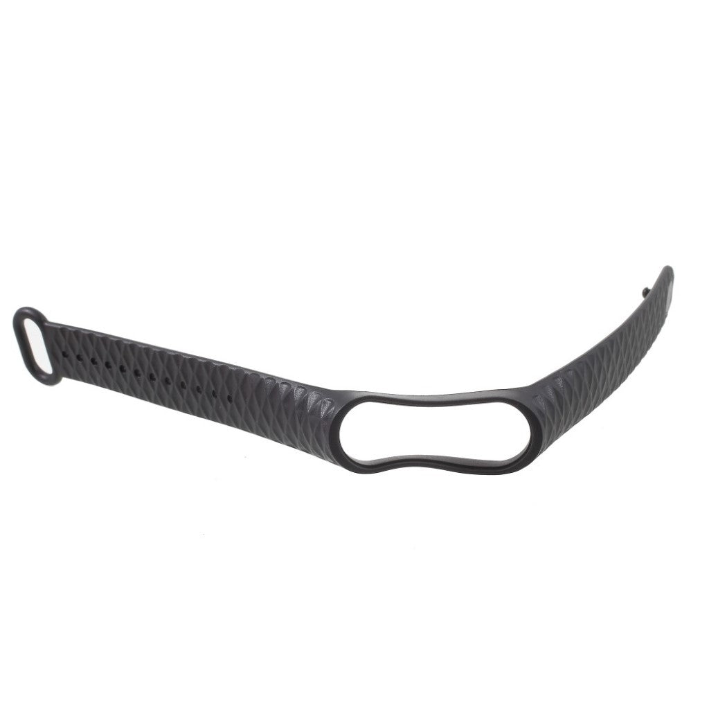 Super fantastisk Xiaomi Mi Band 3 Silikone Rem - Sort#serie_4