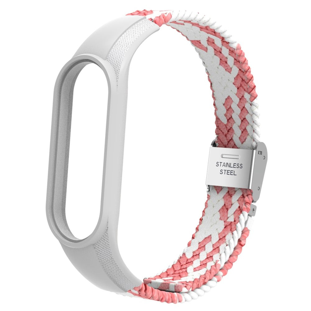 Glimrende Xiaomi Mi Band 7 Nylon Rem - Pink#serie_11