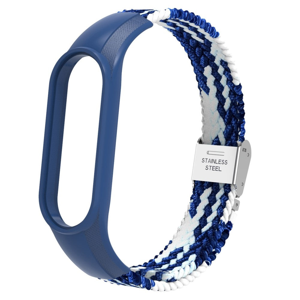 Glimrende Xiaomi Mi Band 7 Nylon Rem - Blå#serie_3