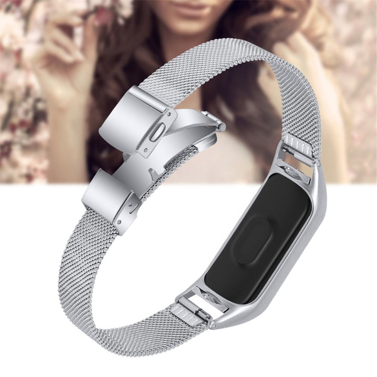 Super skøn Xiaomi Mi Band 7 Metal Urrem - Sølv#serie_3