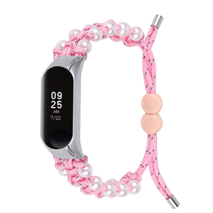 Mega holdbart Xiaomi Mi Band 7 Nylon Rem - Pink#serie_2
