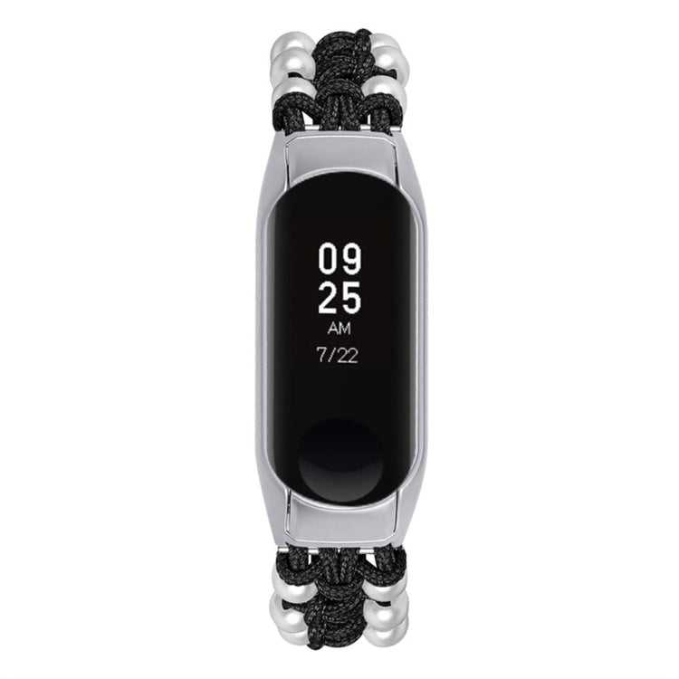 Super skøn Xiaomi Mi Band 7 Stof Urrem - Sort#serie_3