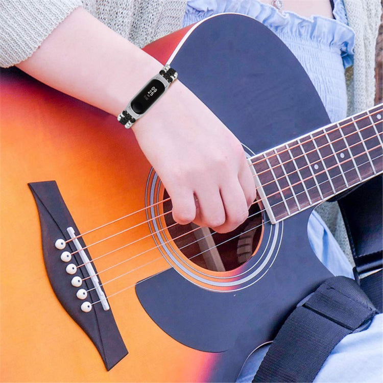 Super skøn Xiaomi Mi Band 7 Stof Urrem - Sort#serie_3