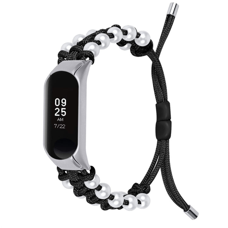 Mega holdbart Xiaomi Mi Band 7 Nylon Rem - Sort#serie_3