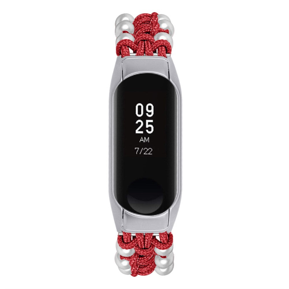 Super skøn Xiaomi Mi Band 7 Stof Urrem - Rød#serie_4
