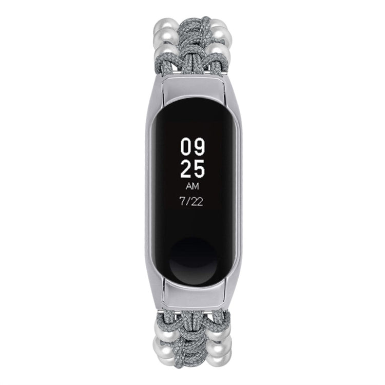 Super skøn Xiaomi Mi Band 7 Stof Urrem - Sølv#serie_5