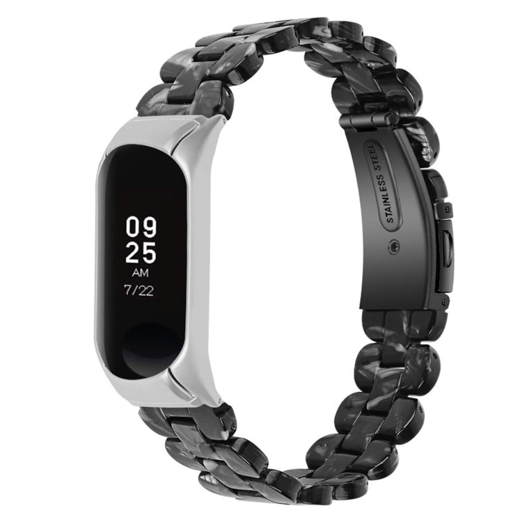 Rigtigt smuk Xiaomi Mi Band 7 Metal Rem - Sort#serie_1