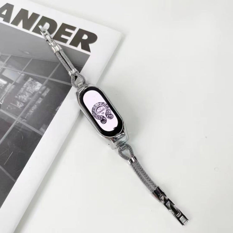 Meget flot Xiaomi Mi Band 7 Metal Urrem - Sølv#serie_2