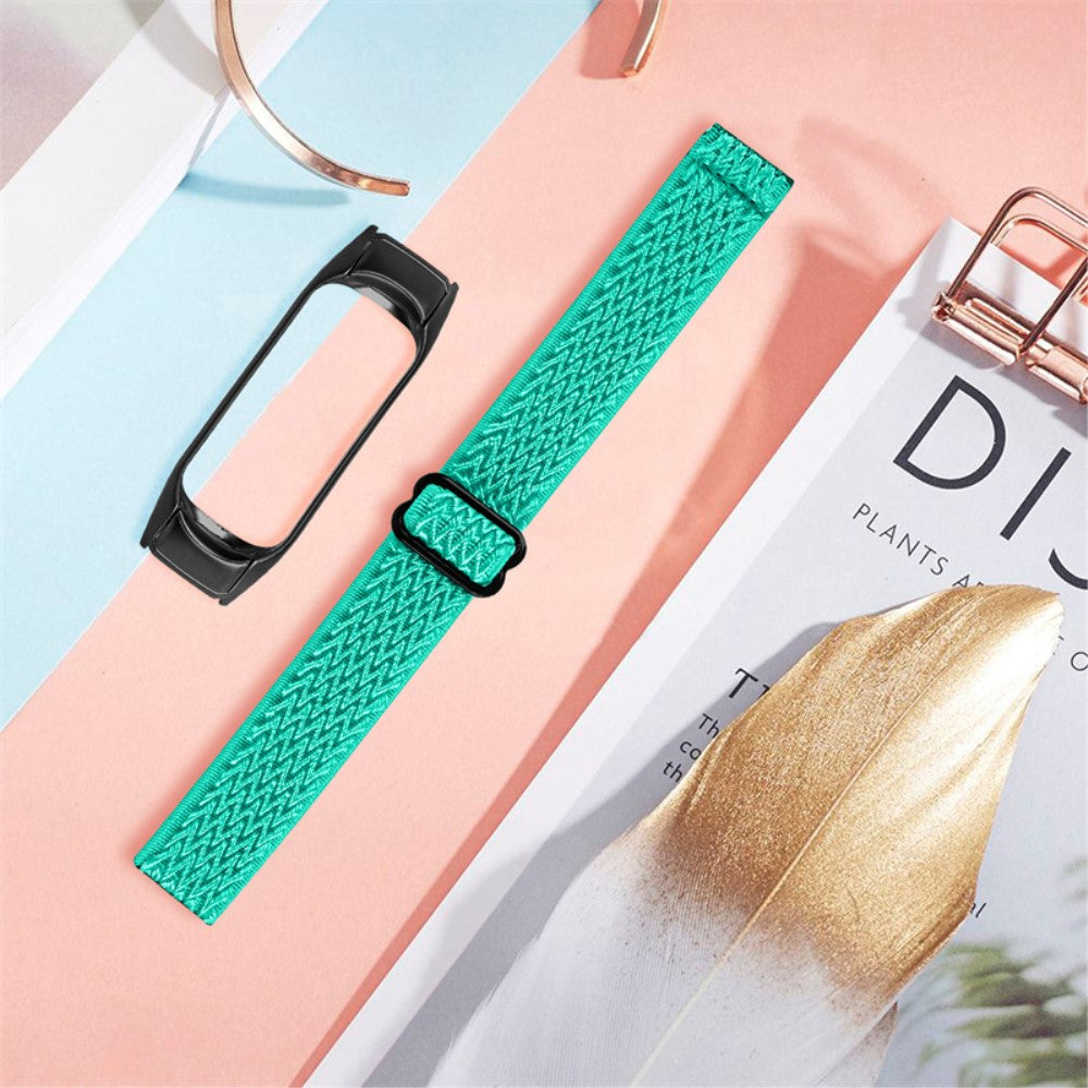 Mega pænt Xiaomi Mi Band 7 Stof Urrem - Grøn#serie_10