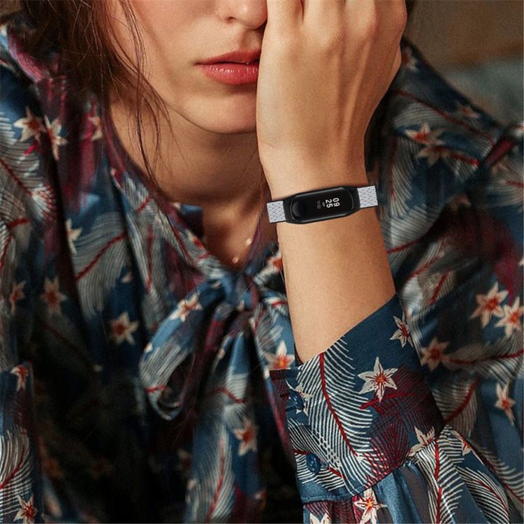 Mega pænt Xiaomi Mi Band 7 Stof Urrem - Hvid#serie_13
