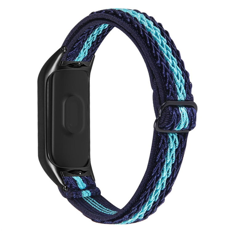 Pænt Xiaomi Mi Band 7 Nylon Rem - Blå#serie_20