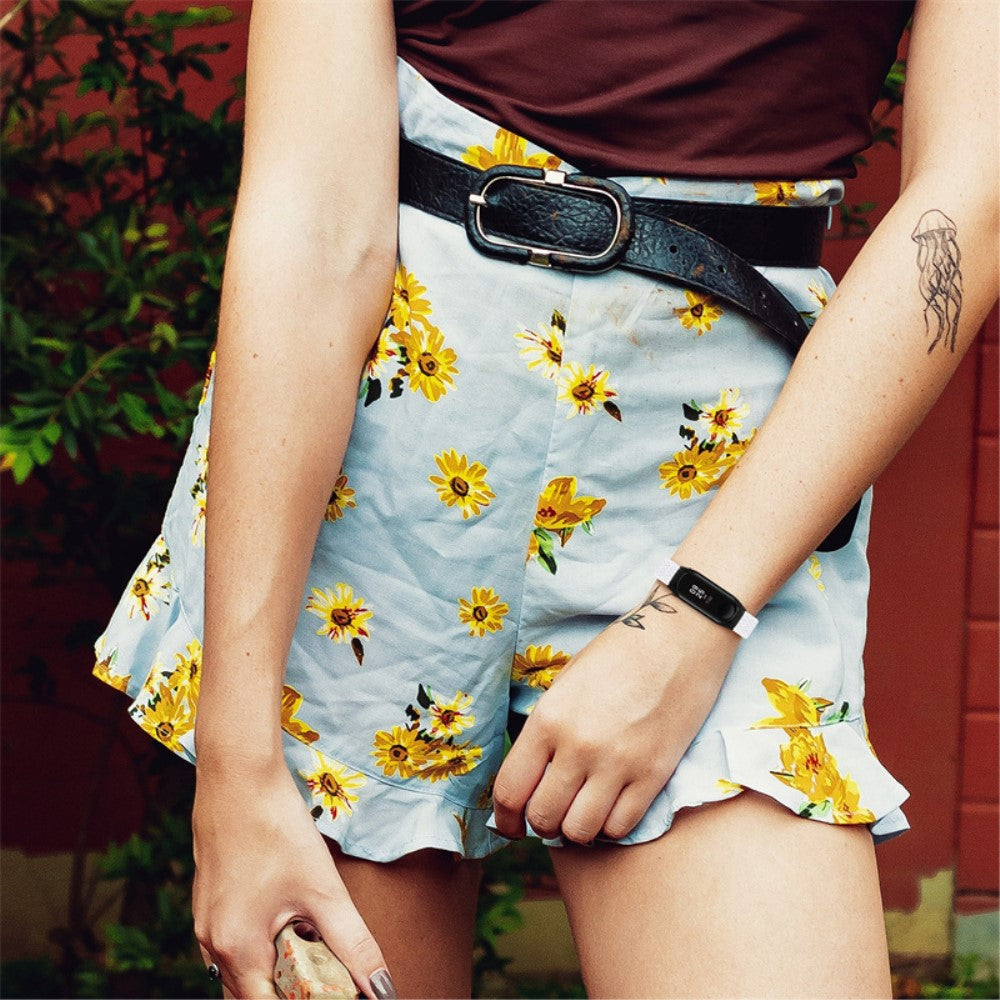 Mega pænt Xiaomi Mi Band 7 Stof Urrem - Hvid#serie_9