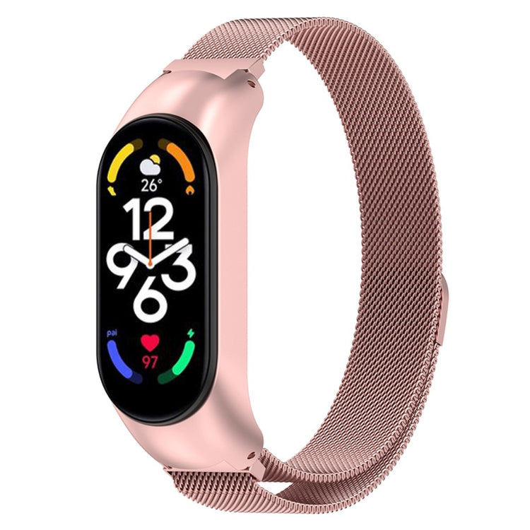 Mega kønt Xiaomi Mi Band 7 Metal Rem - Pink#serie_1