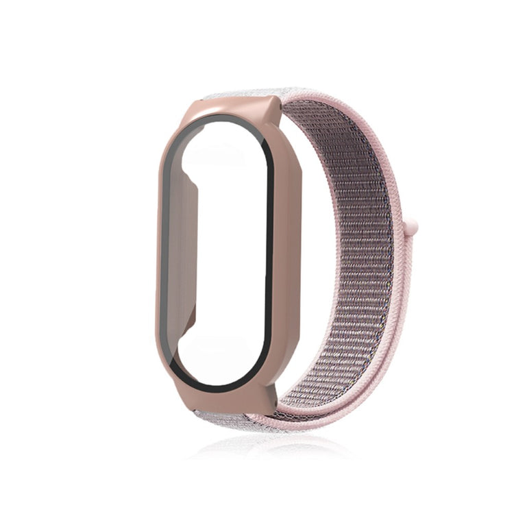 Vildt pænt Xiaomi Mi Band 7 Nylon og Glas Rem - Pink#serie_3
