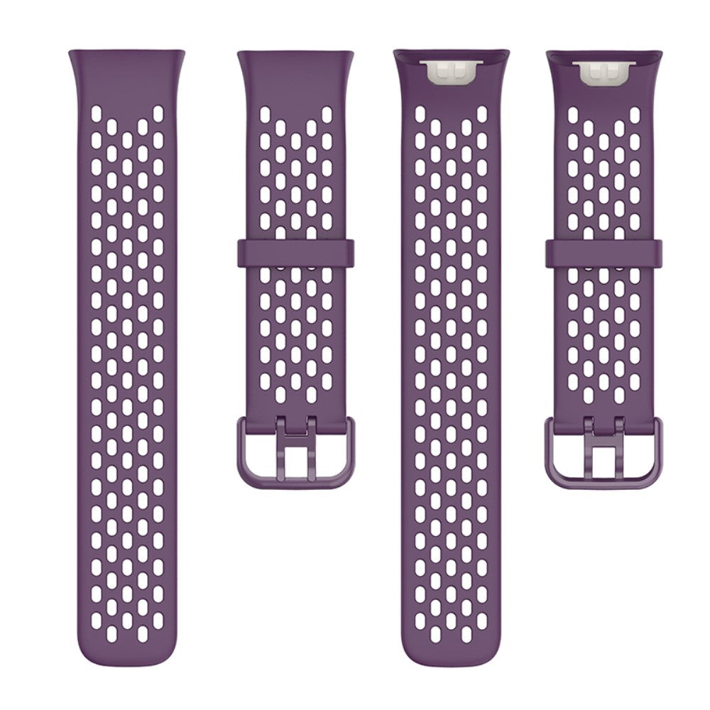 Meget kønt Xiaomi Mi Band 7 Pro Silikone Urrem - Lilla#serie_8