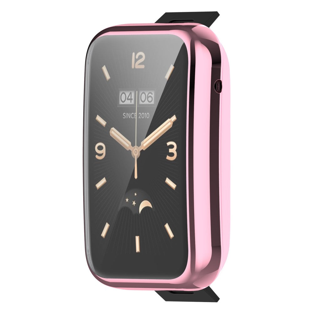Rigtigt Godt Xiaomi Mi Band 7 Pro Plastik og Glas Cover - Pink#serie_4