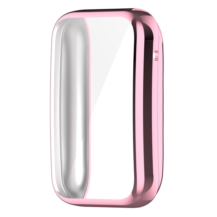 Rigtigt Godt Xiaomi Mi Band 7 Pro Plastik og Glas Cover - Pink#serie_4