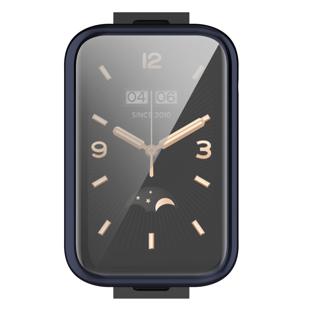 Rigtigt Godt Xiaomi Mi Band 7 Pro Plastik og Glas Cover - Blå#serie_7