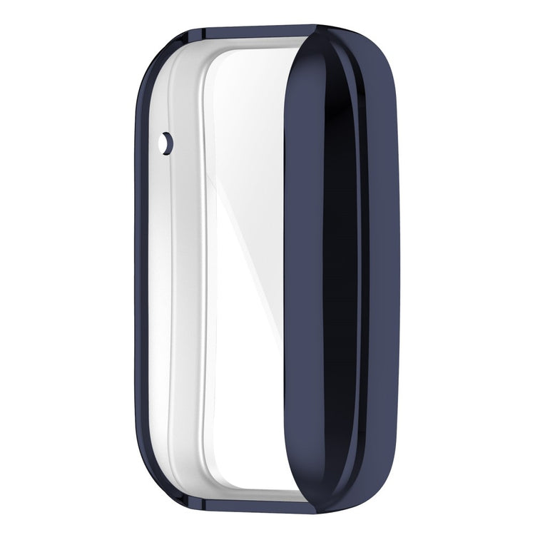 Rigtigt Godt Xiaomi Mi Band 7 Pro Plastik og Glas Cover - Blå#serie_7