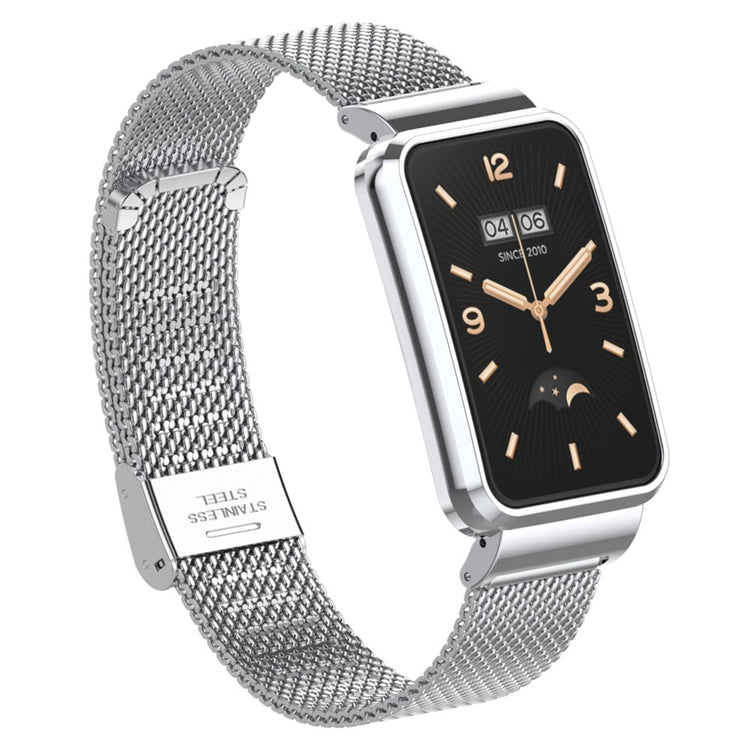 Rigtigt skøn Xiaomi Mi Band 7 Pro Metal Urrem - Sølv#serie_1