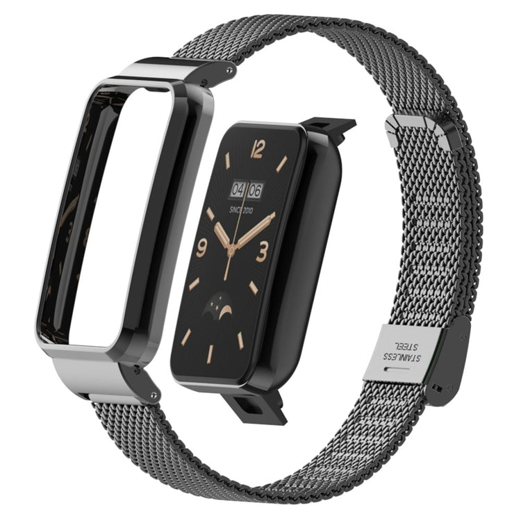Rigtigt skøn Xiaomi Mi Band 7 Pro Metal Urrem - Sort#serie_2