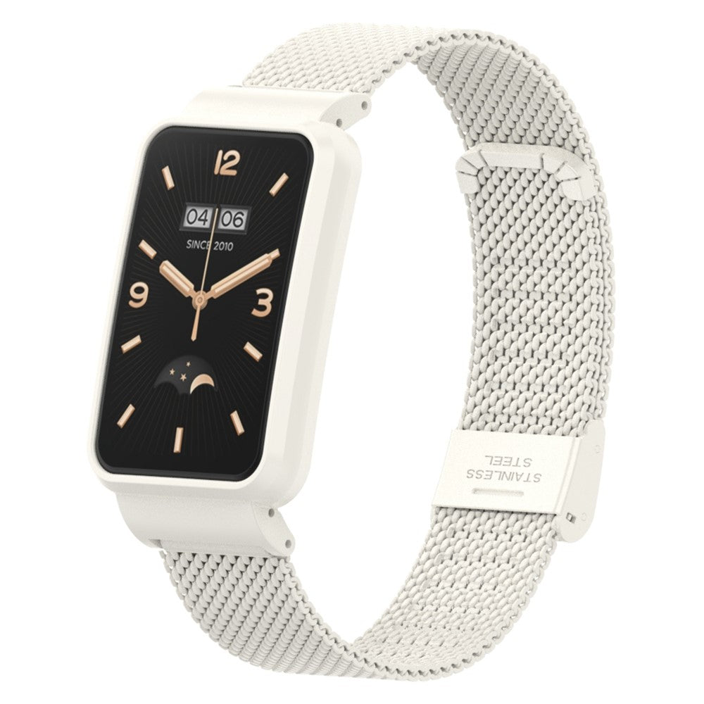 Rigtigt skøn Xiaomi Mi Band 7 Pro Metal Urrem - Hvid#serie_5