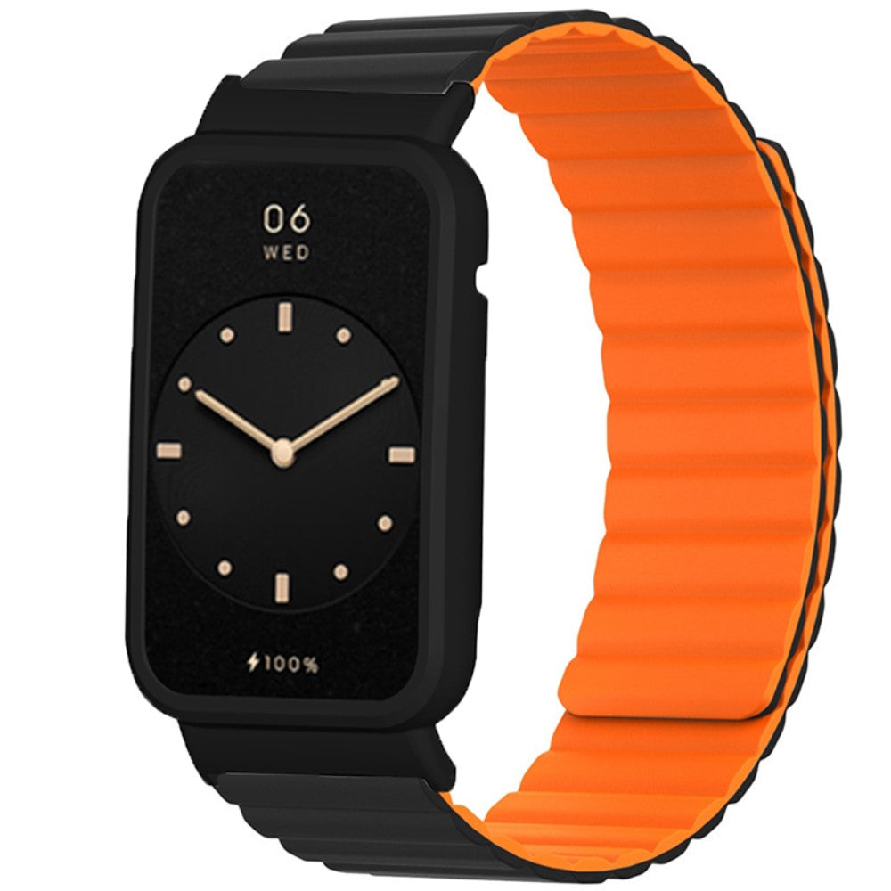 Helt vildt fantastisk Xiaomi Mi Band 7 Pro Silikone Rem - Sort#serie_1