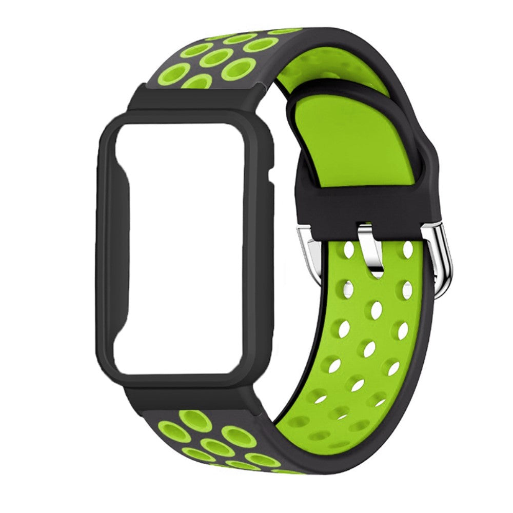 Rigtigt nydelig Xiaomi Mi Band 7 Pro Silikone Rem - Grøn#serie_2