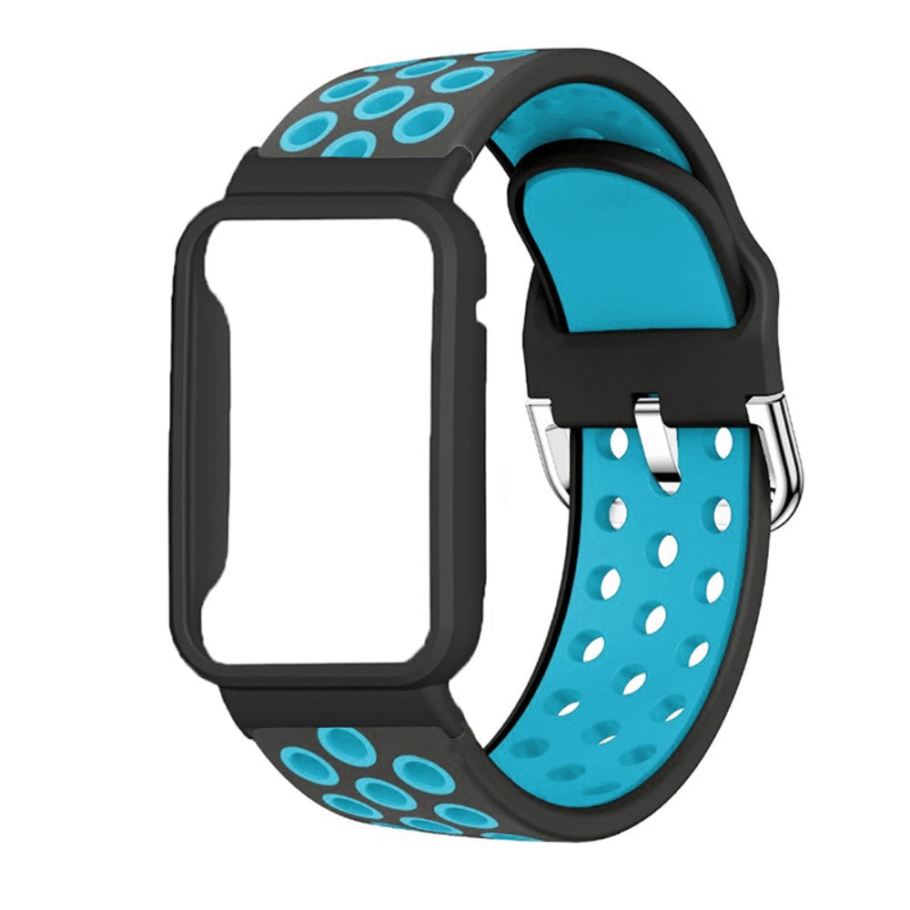 Rigtigt nydelig Xiaomi Mi Band 7 Pro Silikone Rem - Blå#serie_3