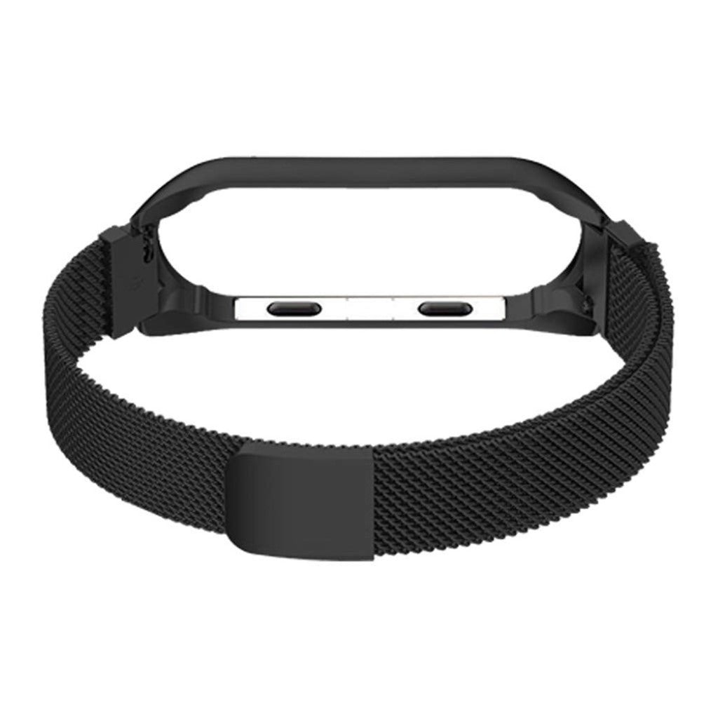 Helt vildt fantastisk Xiaomi Mi Smart Band 4 Metal Rem - Sort#serie_1